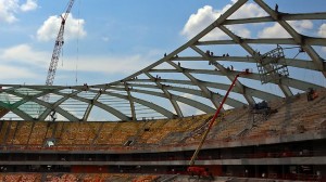 Brezilya 2014 dünya kupası stad inşaatı